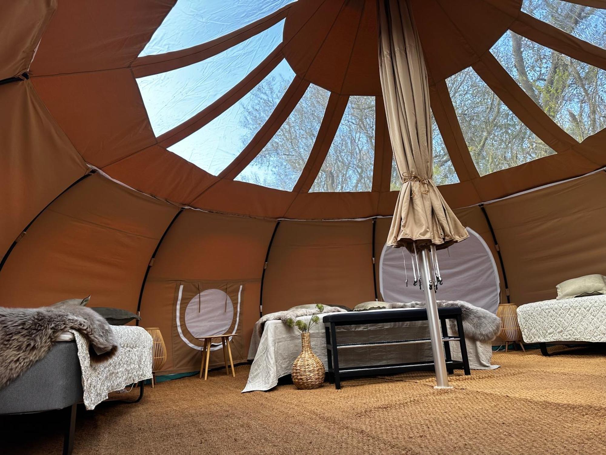 Romantik Luxus Glamping 2 Idestrup Экстерьер фото